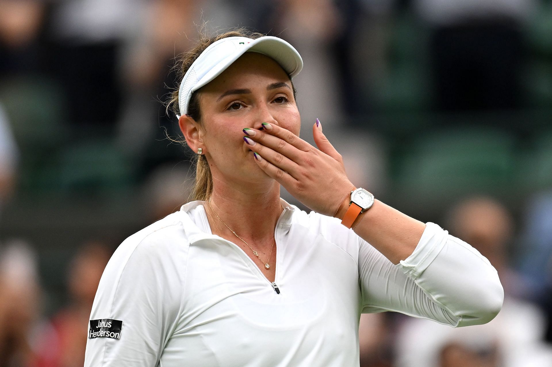 Donna Vekic made her first Slam semifinal at Wimbledon last year. (Source: Getty)